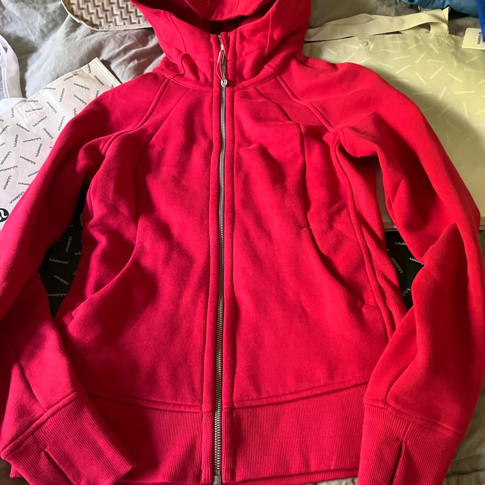 NWOT Lululemon Scuba Full-Zip Hoodie, Sz 6, Pink Dragonfruit